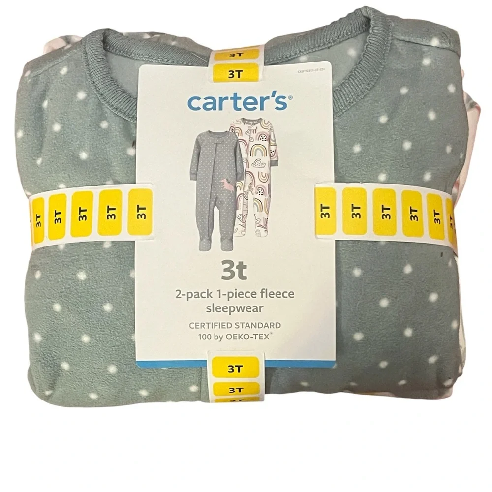 Carter's Kids Pajamas 2-Pack - Gray and Multicolor
